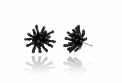 Pendientes Latón Arior Esporas GoldenBlack Negro 4143830NP