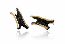 Pendientes Latón Arior Iliaca GoldenBlack 4144358NP