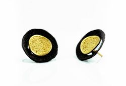 Pendientes Latón Arior Runa Premium GoldenBlack 4143529NP