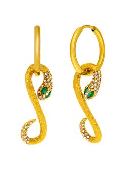 Pendientes Marea Acero C03101/AB Colgante Infinito Serpiente