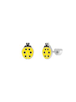 Pendientes Marea Nińa Plata D04001/AB Unicornio Blanco Multicolor