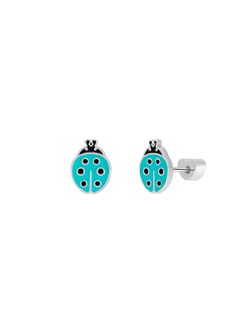 Pendientes Marea Nińa Plata D04001/AC Unicornio Blanco Multicolor