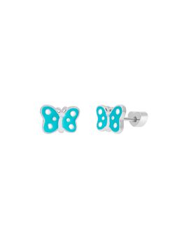 Pendientes Marea Nińa Plata D04001/AF Mariposa Azul