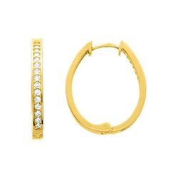Pendientes Metal Chapado En Oro Argyor MRM Mujer (CH)105559.1 Aro C. Circonitas