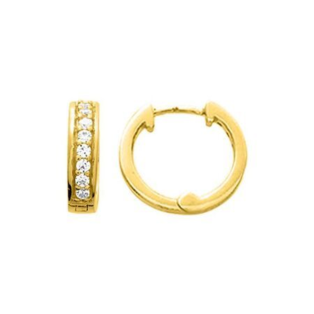 Pendientes Metal Chapado En Oro Argyor MRM Mujer (CH)105613.1 Aro C. Circonitas