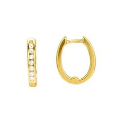 Pendientes Metal Chapado En Oro Argyor MRM Mujer (CH)105633.1 Aro C. Circonitas