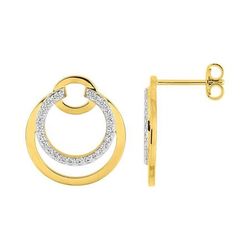 Pendientes Metal Chapado En Oro Argyor MRM Mujer (CH)135033.1 Círculo C. Circonitas