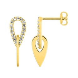 Pendientes Metal Chapado En Oro Argyor MRM Mujer (CH)135426.1 Circonitas