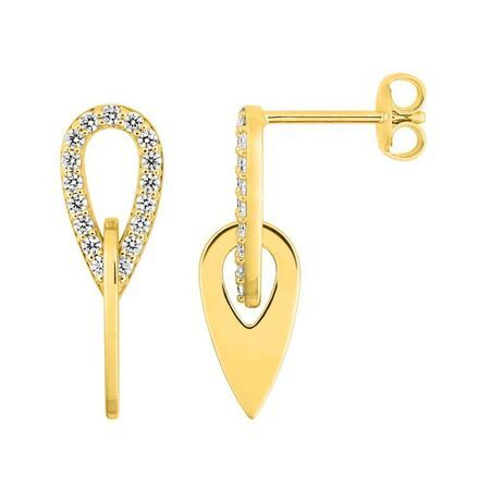 Pendientes Metal Chapado En Oro Argyor MRM Mujer (CH)135443.1 Colgante C. Circonitas
