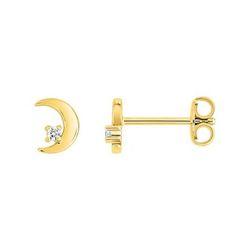 Pendientes Metal Chapado En Oro Argyor MRM Mujer (CH)135524.1 Media Luna C. Circonita