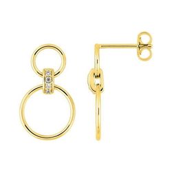 Pendientes Metal Chapado En Oro Argyor MRM Mujer (CH)135525.1 Círculos C. Circonita