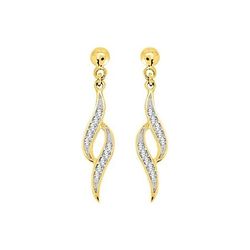 Pendientes Metal Chapado En Oro Argyor MRM Mujer (CH)135570.1 Colgante Entorchado C. Circonitas