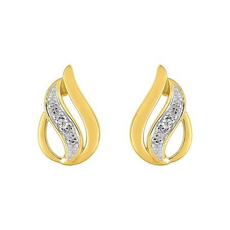 Pendientes Metal Chapado En Oro Argyor MRM Mujer (CH)135637.1 Gota C. Circonitas
