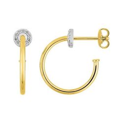 Pendientes Metal Chapado En Oro Argyor MRM Mujer (CH)135808.1 Aro Abierto C. Circonitas