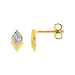 Pendientes Metal Chapado En Oro Argyor MRM Mujer (CH)135936.1 Rombos C. Circonitas