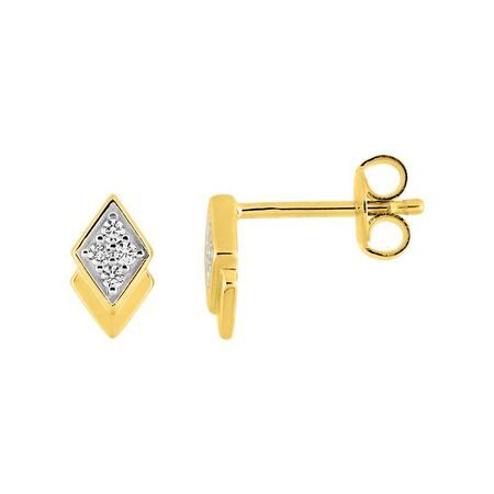 Pendientes Metal Chapado En Oro Argyor MRM Mujer (CH)135936.1 Rombos C. Circonitas