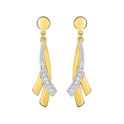 Pendientes Metal Chapado En Oro Argyor MRM Mujer (CH)BSWD67Z Circonitas