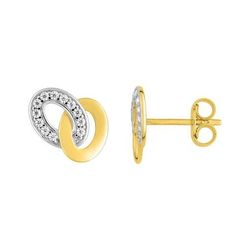 Pendientes Metal Chapado En Oro Argyor MRM Mujer (CH)BSWG40Z Circonitas