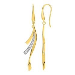 Pendientes Metal Chapado En Oro Argyor MRM Mujer (CH)BSWI25Z Colgante Entorchado C. Circonitas