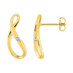 Pendientes Metal Chapado Oro Argyor MRM (CH)135120.1 Infinito Circonita