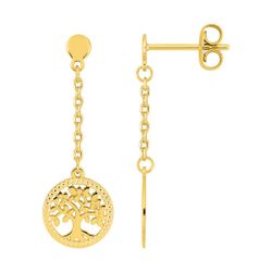 Pendientes Metal Chapado Oro Argyor MRM (CH)135421 Colgante Árbol De La Vida