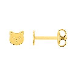 Pendientes Metal Chapado Oro Argyor MRM (CH)135711 Cara Gato