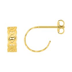 Pendientes Metal Chapado Oro Argyor MRM (CH)135893 Medio Aro Eslabones