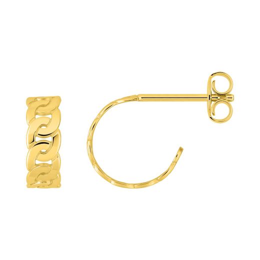 Pendientes Metal Chapado Oro Argyor MRM (CH)135893 Medio Aro Eslabones