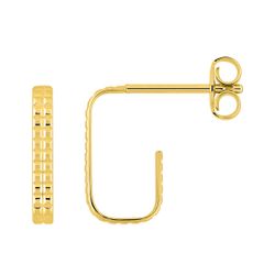 Pendientes Metal Chapado Oro Argyor MRM (CH)135934 Medio Aro