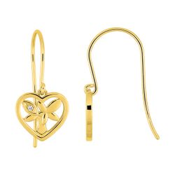 Pendientes Metal Chapado Oro Argyor MRM (CH)135997.1 Colgante Corazón Árbol Circonitas