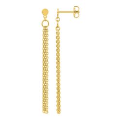 Pendientes Metal Chapado Oro Argyor MRM (CH)135A02 Colgante Cadenilla