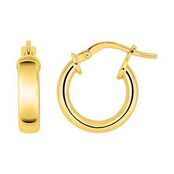 Pendientes Metal Chapado Oro Argyor Mujer (CH)135A55 Aro Liso