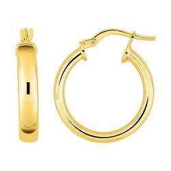 Pendientes Metal Chapado Oro Argyor Mujer (CH)135A56 Aro Liso