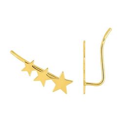 Pendientes Metal Chapado Oro Argyor Mujer (CH)135A78 Estrellas En Brillo