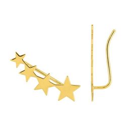 Pendientes Metal Chapado Oro Argyor Mujer (CH)135A79 Estrellas En Brillo