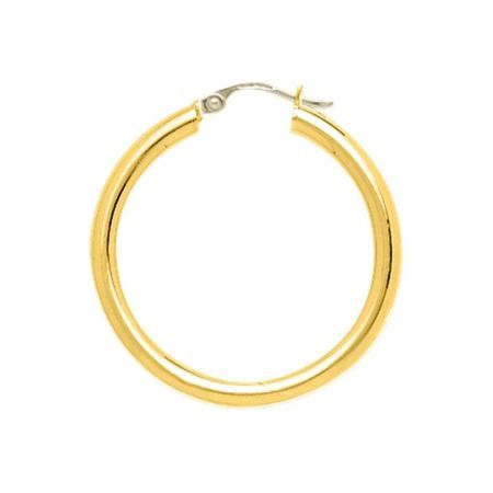 Pendientes Oro 18krs Argyor MRM Mujer (18)2503 Aro liso En Brillo