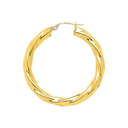 Pendientes Oro 18Kts Argyor MRM Mujer (18)2525 Aro Entorchado En Brillo