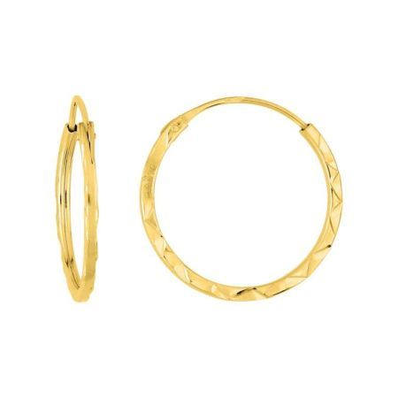 Pendientes Oro Blanco 18Kts Argyor MRM Mujer (18)8057 Aro Liso En Brillo