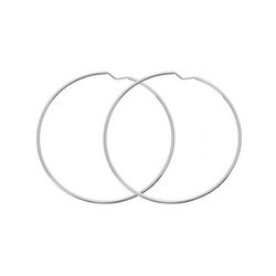 Pendientes Oro Blanco 18krs Argyor MRM Mujer (18)9006.40G Aro Liso En Brillo