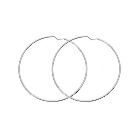 Pendientes Oro Blanco 18krs Argyor MRM Mujer (18)9006.40G Aro Liso En Brillo