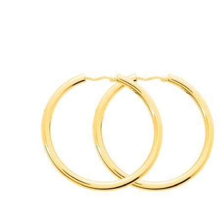 Pendientes Oro 18krs Argyor MRM Mujer (18)9008.35 Aro Liso En Brillo