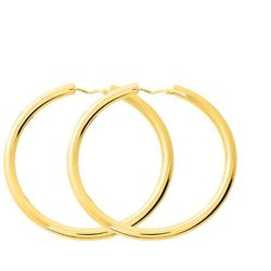 Pendientes Oro 18krs Argyor MRM Mujer (18)9008.45  Aro Liso En Brillo