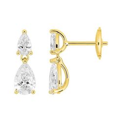 Pendientes Oro 18krs Argyor MRM Mujer (18)DS2035.20 Diamantes Laboratorio 1,38 ct SYN F-VS