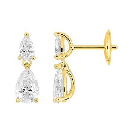 Pendientes Oro 18krs Argyor MRM Mujer (18)DS2035.20 Diamantes Laboratorio 1,38 ct SYN F-VS