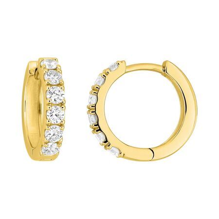 Pendientes Oro 18Kts Argyor MRM Mujer (18)DS2039.20 Aro C. Diamantes Laboratorio 0,73 ct SYN F-VS