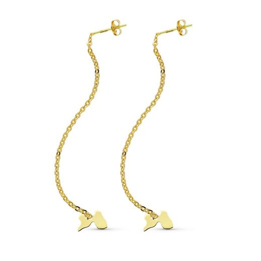 Orecchini in oro 18kt 20x8mm 15378