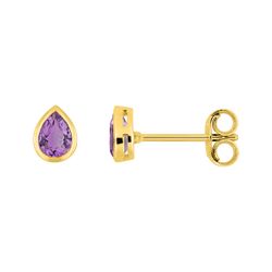 Pendientes Oro 18kts Argyor MRM (18)2.7121.A0 Piedra Amatista 0,28ct