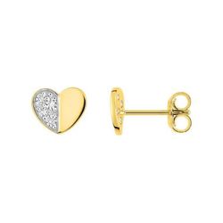 Pendientes Oro 18kts Argyor MRM (18)2.7153.Z3 Corazón C. Circonitas