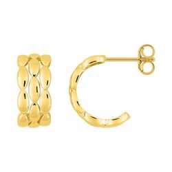 Pendientes Oro 18kts Argyor MRM (18)2.7441.00 Aro Abierto Triple Eslabones Ovalados