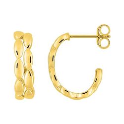 Pendientes Oro 18kts Argyor MRM (18)2.7443.00 Aro Abierto Doble Eslabones Ovalados
